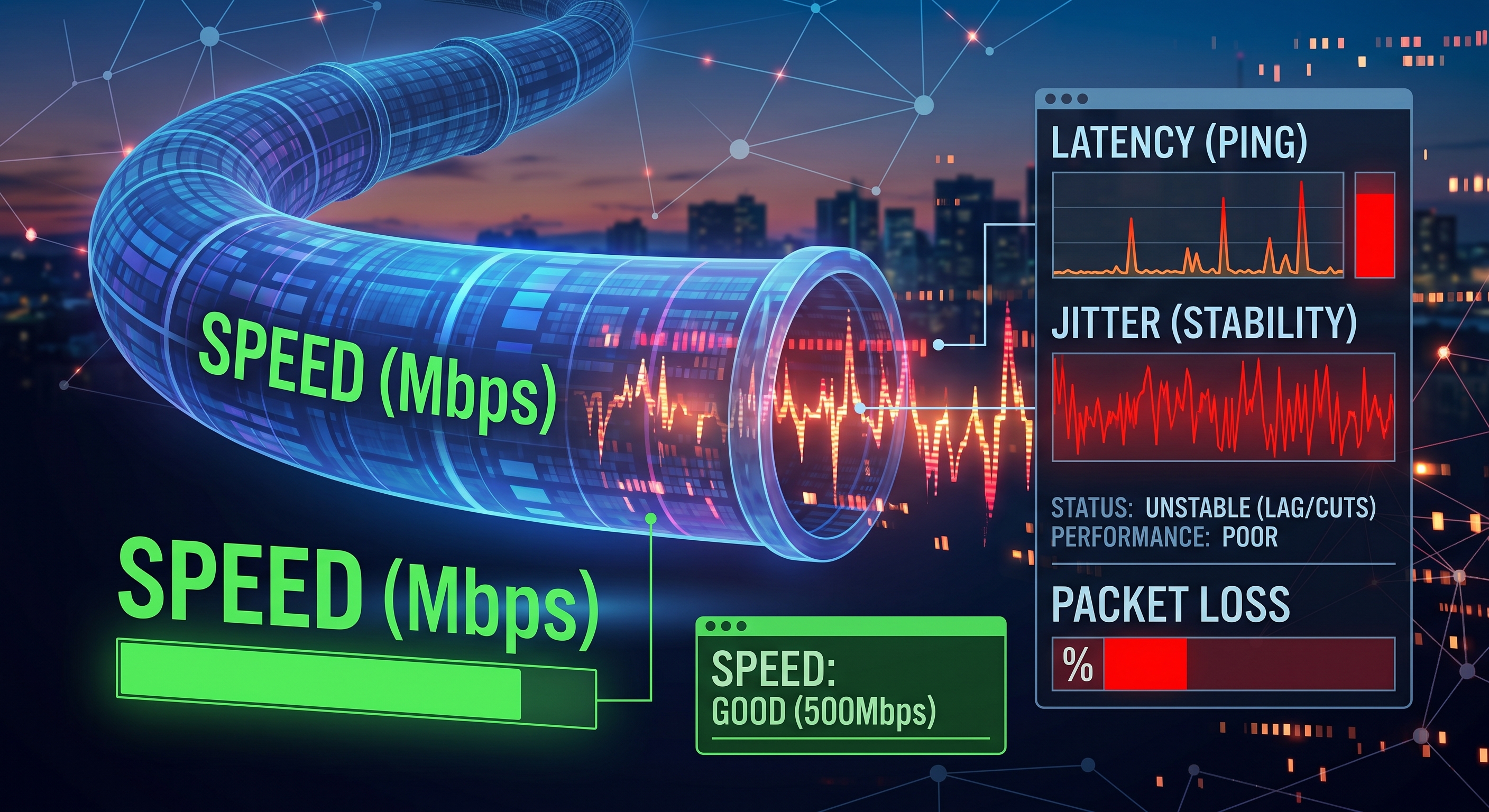 Ping, latencia y jitter: por qué internet va mal aunque la velocidad sea buena