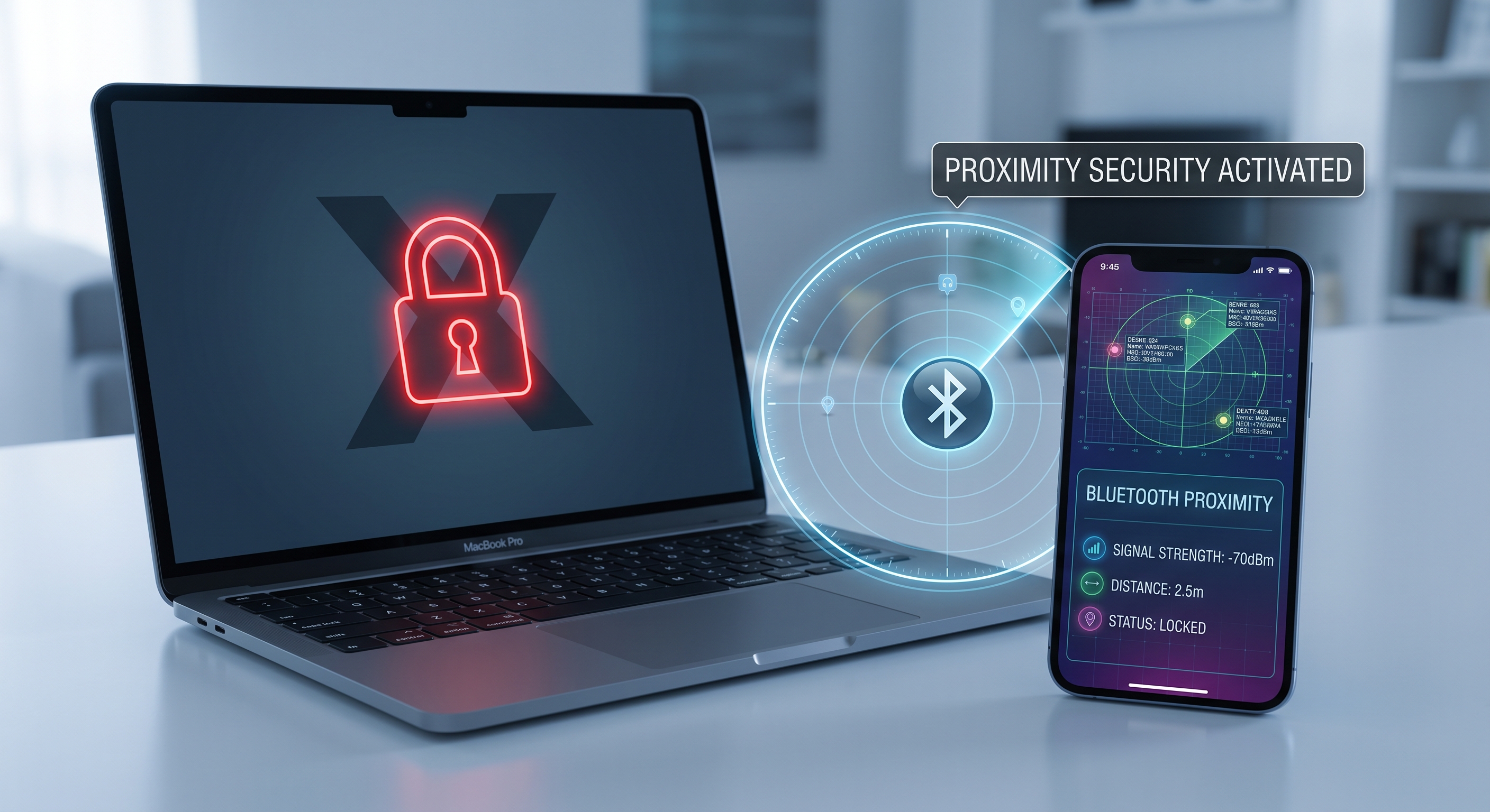 Te levantas y tu Mac se bloquea solo: seguridad por proximidad Bluetooth